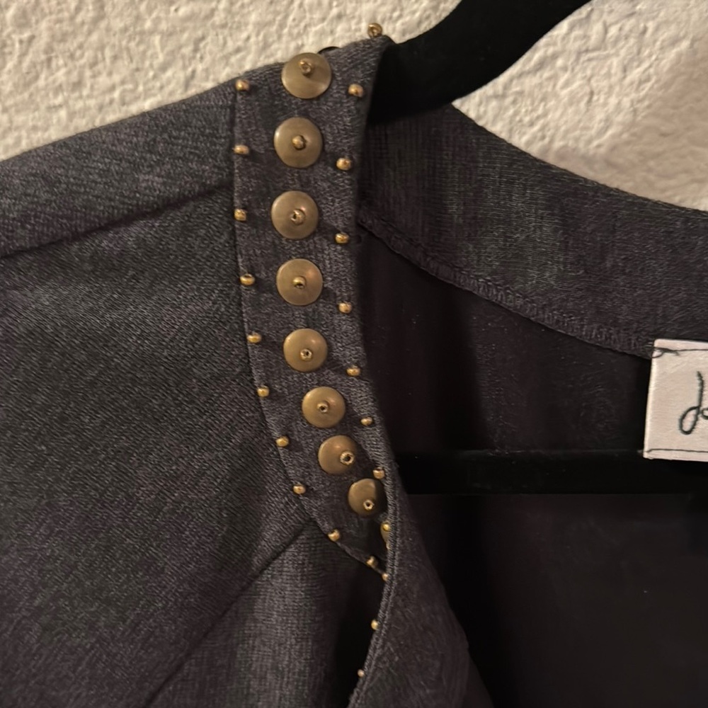 Joseph Ribkoff Black Relaxed Embellished Blouse - Picture 4 of 8
